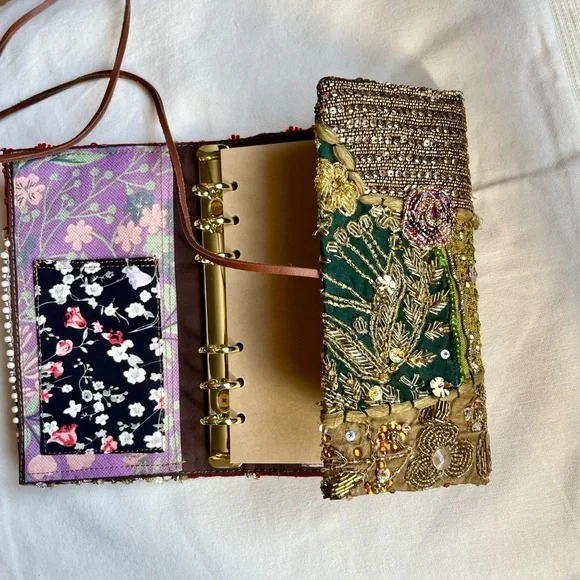 Embellished Patchwork Journal Note Book - Picture 5 of 10